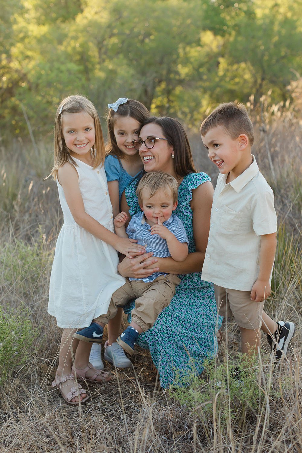 Kayla Smith with her own family